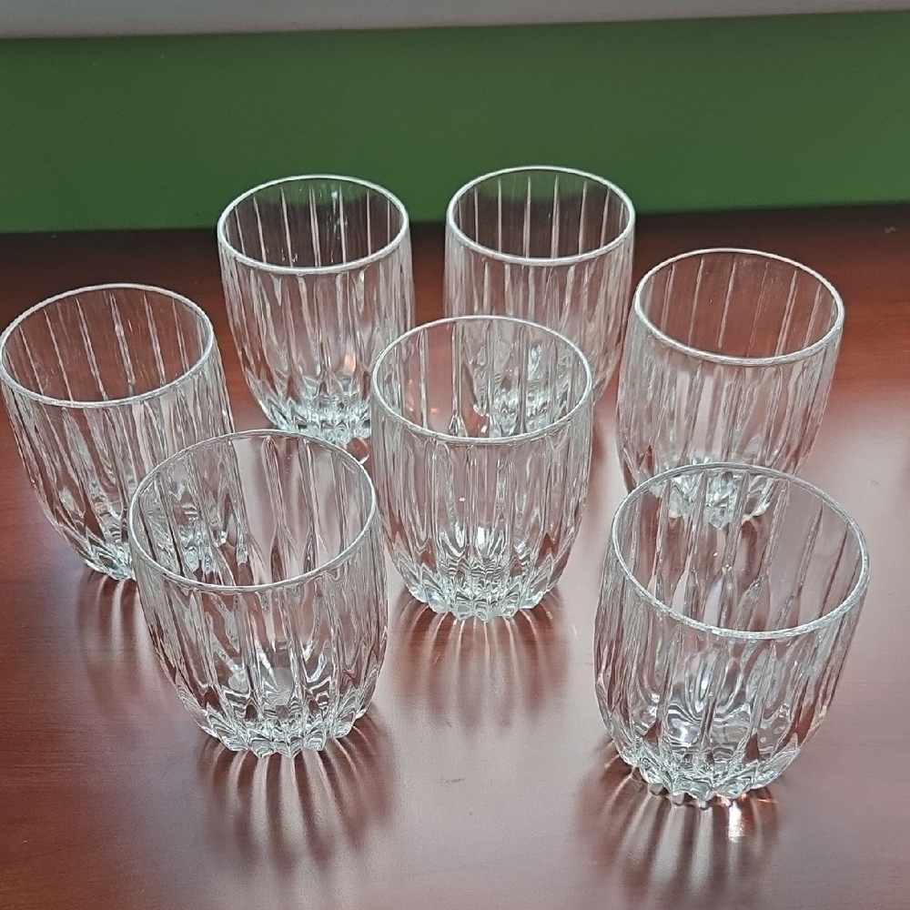 Mikasa Park Lane Clear Ribbed Glass Tumbler Set - Old Fashioned